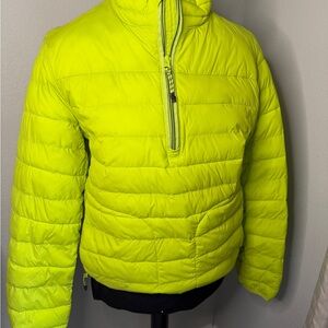 GAP Bright Lime Puffer Jacket